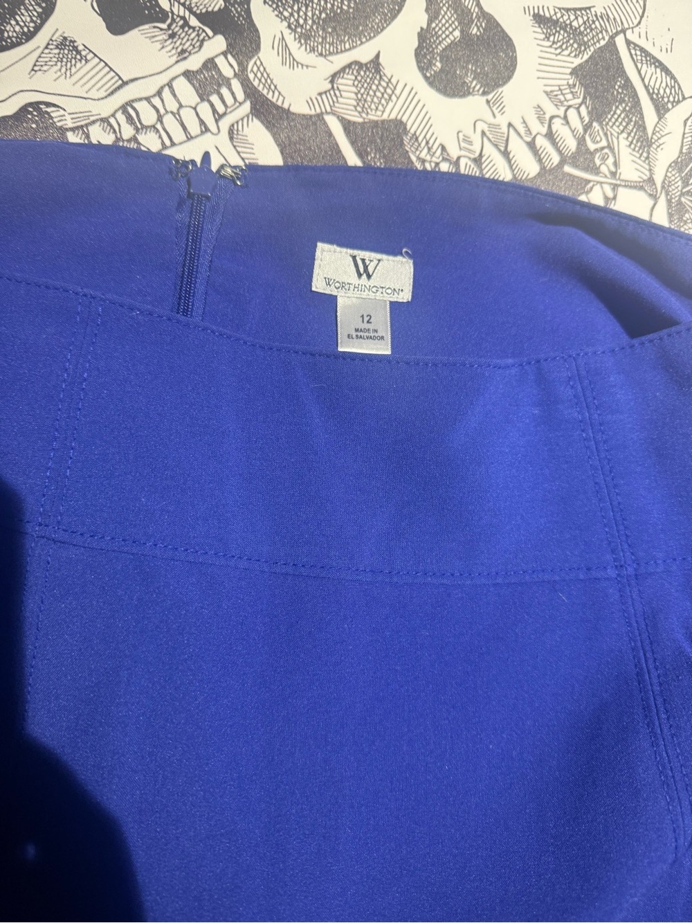 Worthington Royal Blue Pencil Skirt - Picture 2 of 2